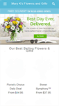 Mobile Screenshot of marykflowers.com